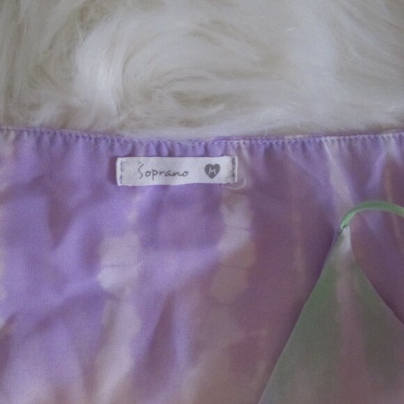 Soprano | Tie Dye Purple and Green Layered Top - Picture 10 of 10